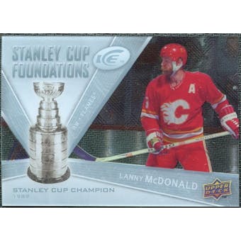 2008/09 Upper Deck Ice Stanley Cup Foundations #SCFLM Lanny McDonald