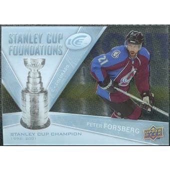 2008/09 Upper Deck Ice Stanley Cup Foundations #SCFPF Peter Forsberg