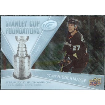 2008/09 Upper Deck Ice Stanley Cup Foundations #SCFSN Scott Niedermayer