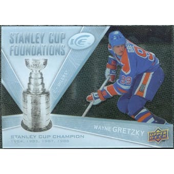 2008/09 Upper Deck Ice Stanley Cup Foundations #SCFWG Wayne Gretzky