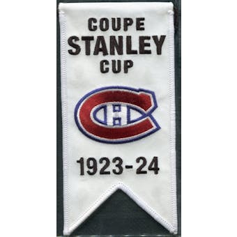 2008/09 Upper Deck Montreal Canadiens Mini Banners 1923-24 Stanley Cup