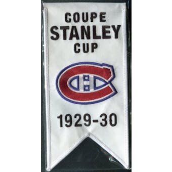 2008/09 Upper Deck Montreal Canadiens Mini Banners 1929-30 Stanley Cup