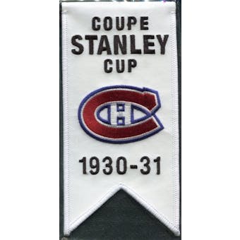 2008/09 Upper Deck Montreal Canadiens Mini Banners 1930-31 Stanley Cup