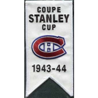 2008/09 Upper Deck Montreal Canadiens Mini Banners 1943-44 Stanley Cup