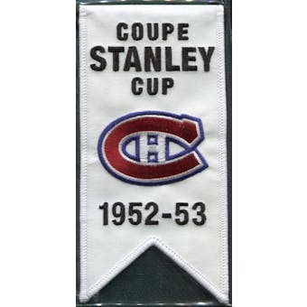 2008/09 Upper Deck Montreal Canadiens Mini Banners 1952-53 Stanley Cup