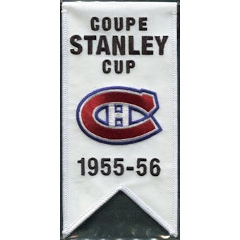 2008/09 Upper Deck Montreal Canadiens Mini Banners 1955-56 Stanley Cup