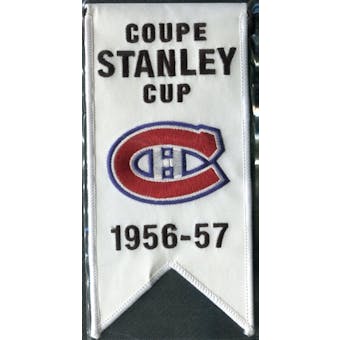 2008/09 Upper Deck Montreal Canadiens Mini Banners 1956-57 Stanley Cup
