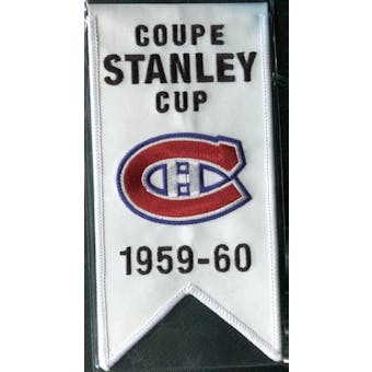 2008/09 Upper Deck Montreal Canadiens Mini Banners 1959-60 Stanley Cup