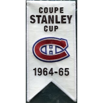 2008/09 Upper Deck Montreal Canadiens Mini Banners 1964-65 Stanley Cup