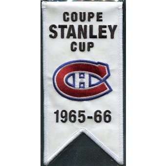 2008/09 Upper Deck Montreal Canadiens Mini Banners 1965-66 Stanley Cup