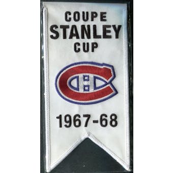 2008/09 Upper Deck Montreal Canadiens Mini Banners 1967-68 Stanley Cup