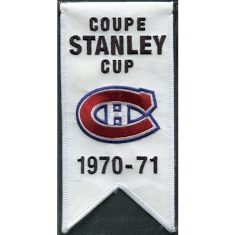 2008/09 Upper Deck Montreal Canadiens Mini Banners 1970-71 Stanley Cup