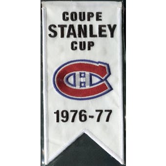 2008/09 Upper Deck Montreal Canadiens Mini Banners 1976-77 Stanley Cup