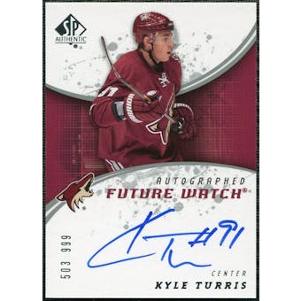 2008/09 Upper Deck SP Authentic #246 Kyle Turris RC Autograph /999
