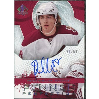 2008/09 Upper Deck SP Authentic Penned Perfection #PPPM Peter Mueller Auto /50