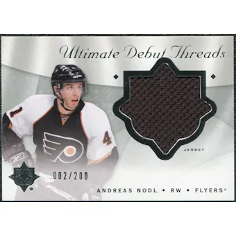 2008/09 Upper Deck Ultimate Collection Debut Threads #DTAN Andreas Nodl /200