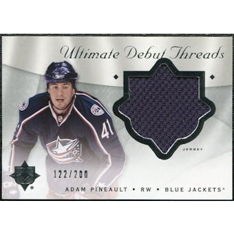 2008/09 Upper Deck Ultimate Collection Debut Threads #DTAP Adam Pineault /200