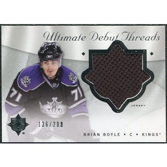 2008/09 Upper Deck Ultimate Collection Debut Threads #DTBB Brian Boyle /200