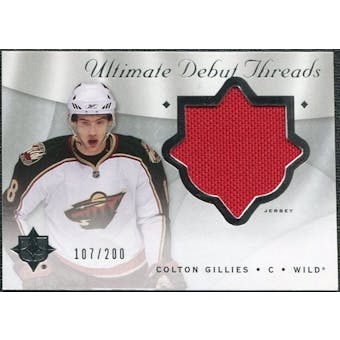 2008/09 Upper Deck Ultimate Collection Debut Threads #DTCG Colton Gillies /200
