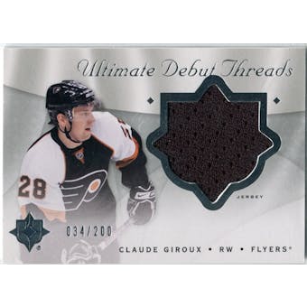 2008/09 Upper Deck Ultimate Collection Debut Threads #DTGI Claude Giroux /200