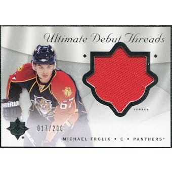 2008/09 Upper Deck Ultimate Collection Debut Threads #DTPV Petr Vrana /200
