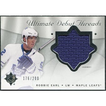 2008/09 Upper Deck Ultimate Collection Debut Threads #DTRE Robbie Earl /200