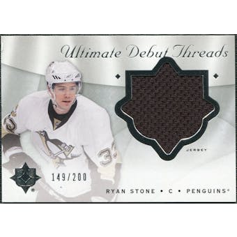 2008/09 Upper Deck Ultimate Collection Debut Threads #DTRS Ryan Stone /200