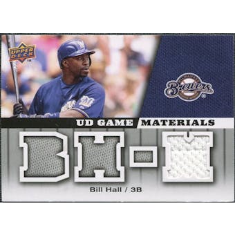 2009 Upper Deck UD Game Materials #GMBH Bill Hall