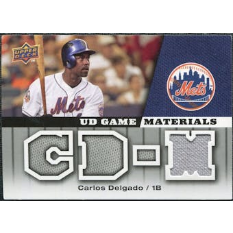 2009 Upper Deck UD Game Materials #GMCD Carlos Delgado
