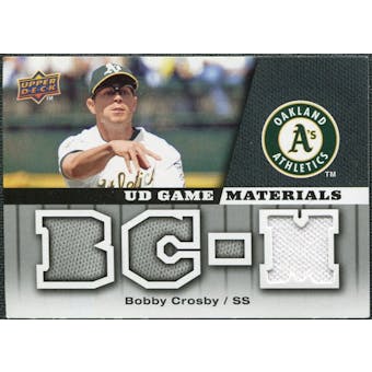 2009 Upper Deck UD Game Materials #GMCR Bobby Crosby