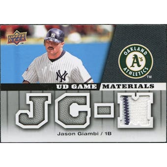 2009 Upper Deck UD Game Materials #GMJG Jason Giambi