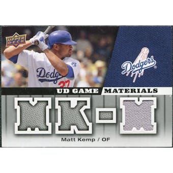 2009 Upper Deck UD Game Materials #GMMK Matt Kemp