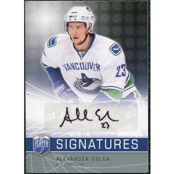 2008/09 Upper Deck Be A Player Signatures #SAE Alexander Edler Autograph
