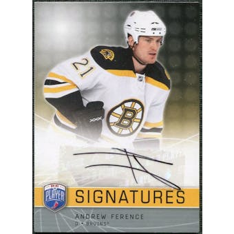 2008/09 Upper Deck Be A Player Signatures #SAF Andrew Ference Autograph