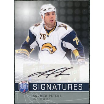 2008/09 Upper Deck Be A Player Signatures #SAP Andrew Peters Autograph