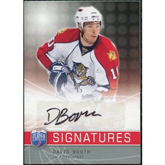 2008/09 Upper Deck Be A Player Signatures #SBO David Booth Autograph