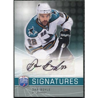 2008/09 Upper Deck Be A Player Signatures #SBY Dan Boyle Autograph