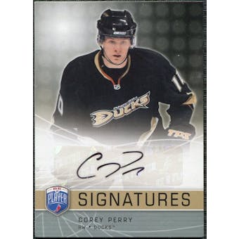 2008/09 Upper Deck Be A Player Signatures #SCP Corey Perry Autograph