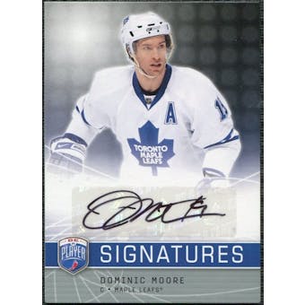 2008/09 Upper Deck Be A Player Signatures #SDO Dominic Moore Autograph