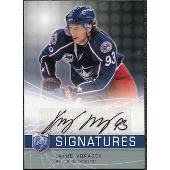 2008/09 Upper Deck Be A Player Signatures #SJV Jakub Voracek Autograph