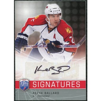 2008/09 Upper Deck Be A Player Signatures #SKB Keith Ballard Autograph