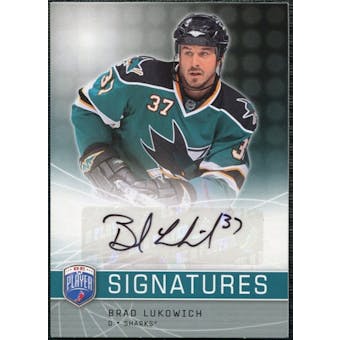 2008/09 Upper Deck Be A Player Signatures #SLU Brad Lukowich Autograph