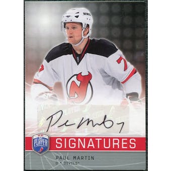 2008/09 Upper Deck Be A Player Signatures #SMA Paul Martin Autograph