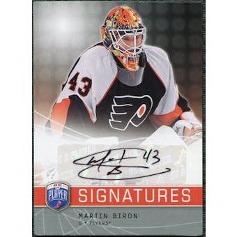 2008/09 Upper Deck Be A Player Signatures #SMB Martin Biron Autograph