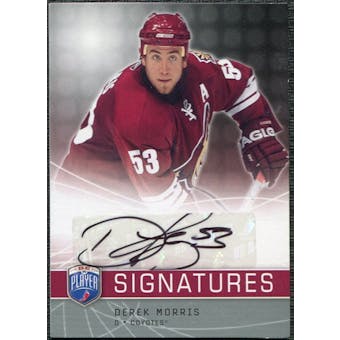 2008/09 Upper Deck Be A Player Signatures #SMO Derek Morris Autograph