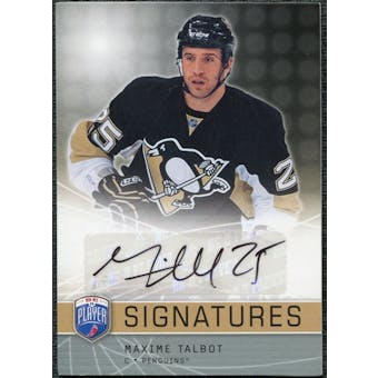 2008/09 Upper Deck Be A Player Signatures #SMT Maxime Talbot Autograph