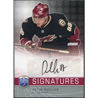 2008/09 Upper Deck Be A Player Signatures #SMU Peter Mueller Autograph