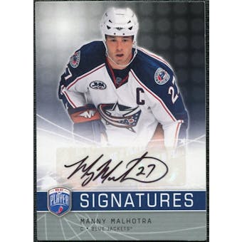 2008/09 Upper Deck Be A Player Signatures #SMY Manny Malhotra Autograph
