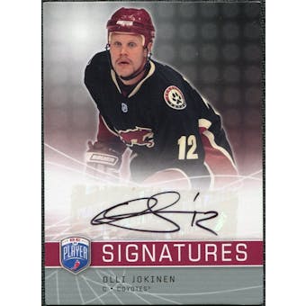 2008/09 Upper Deck Be A Player Signatures #SOJ Olli Jokinen Autograph