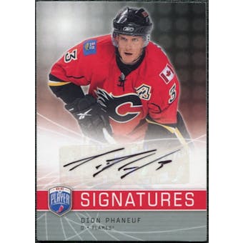 2008/09 Upper Deck Be A Player Signatures #SPH Dion Phaneuf Autograph